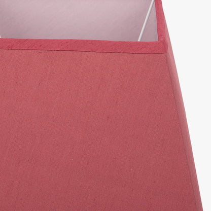 AbatJour Quadrado em Seda Vermelho - Gato Preto