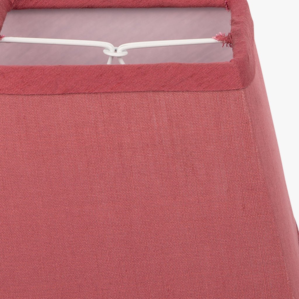 AbatJour Quadrado em Seda Vermelho - Gato Preto