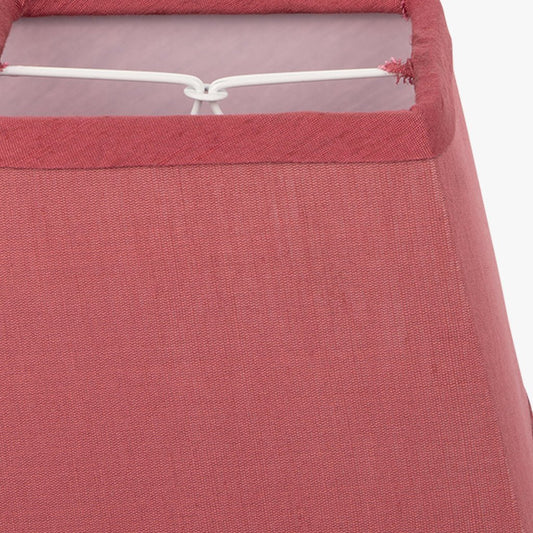 AbatJour Quadrado em Seda Vermelho - Gato Preto