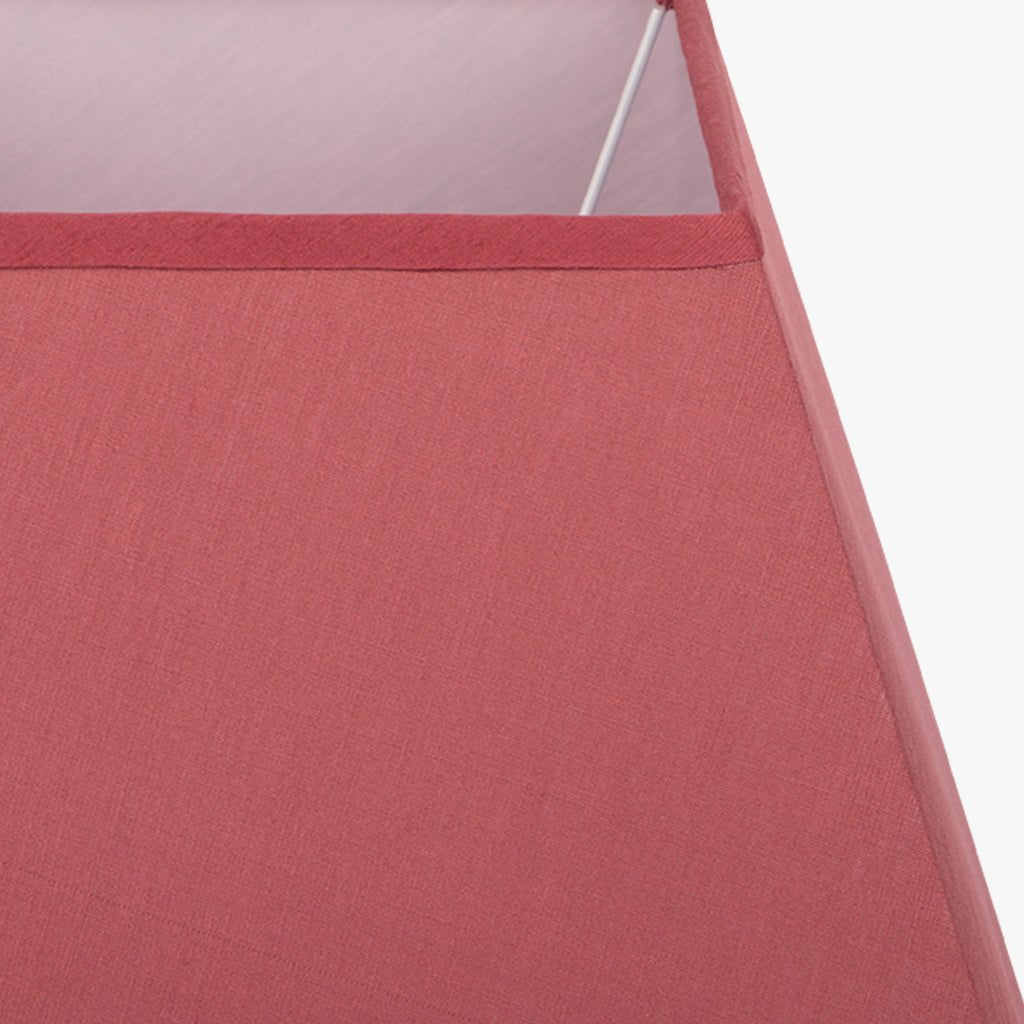 AbatJour Quadrado em Seda Vermelho - Gato Preto