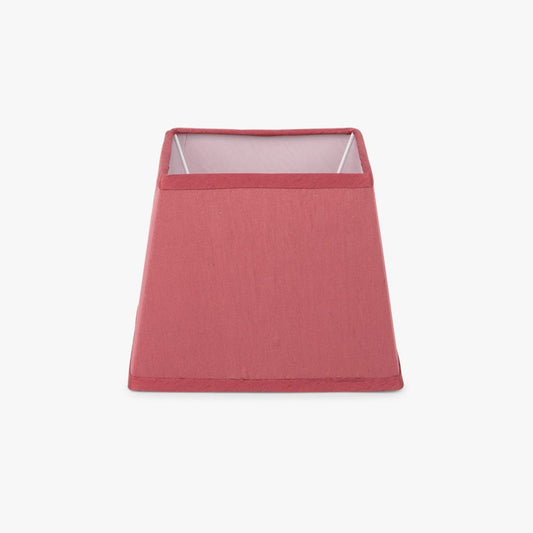 AbatJour Quadrado em Seda Vermelho - Gato Preto