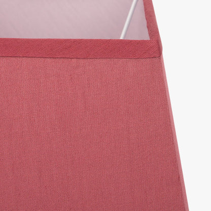 AbatJour Quadrado em Seda Vermelho - Gato Preto