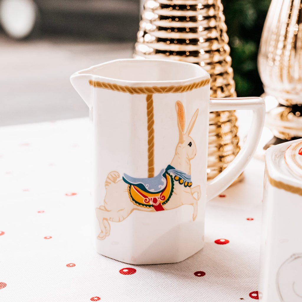 Acuçareiro e Leiteira CARROSSEL - Gato Preto