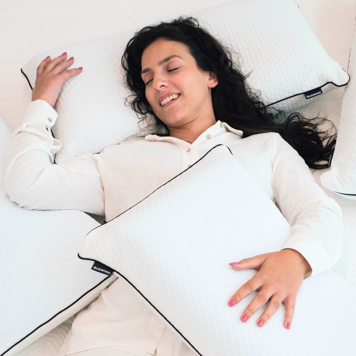 Almofada Cervical Ajustável SORA - Gato Preto