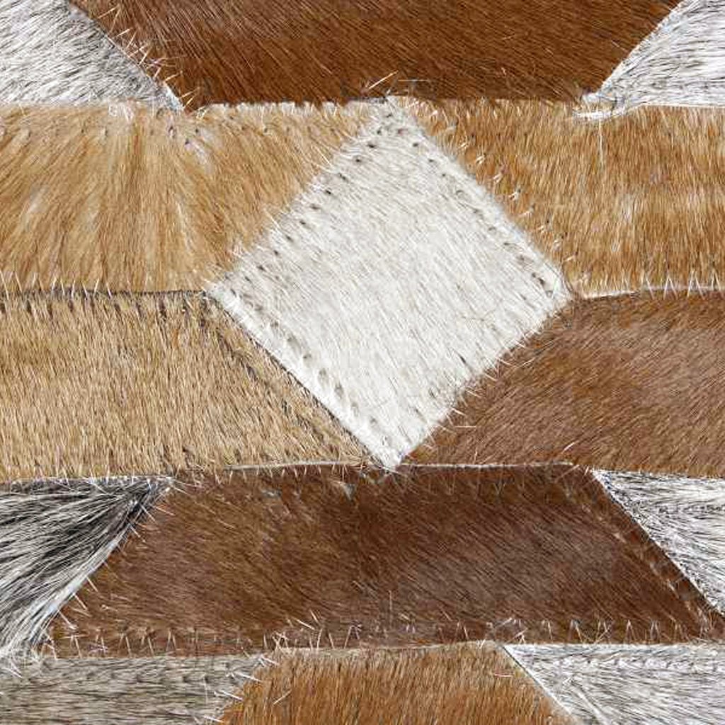 Almofada de Pele Geométrico 40x40 VERVE - Gato Preto