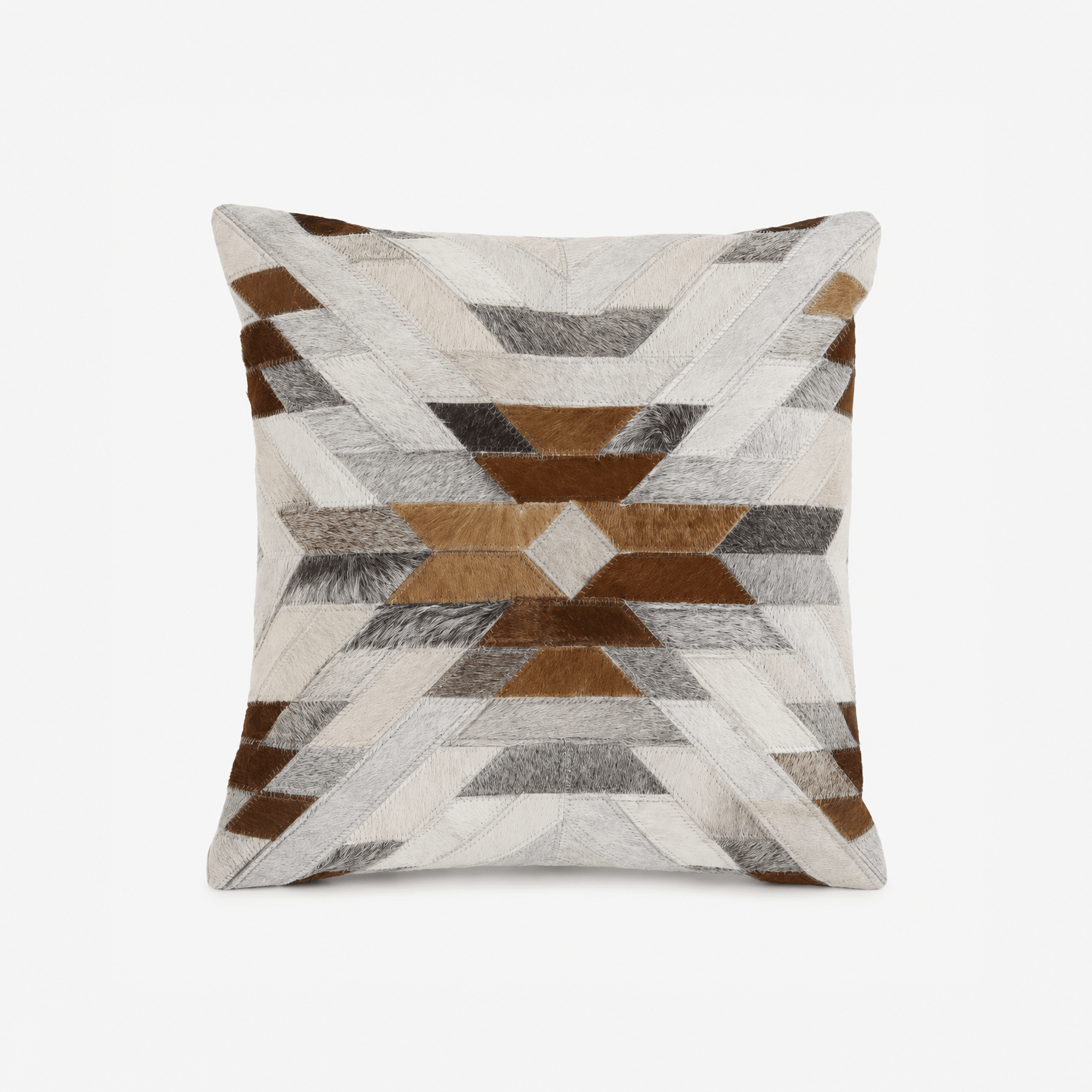 Almofada de Pele Geométrico 40x40 VERVE - Gato Preto