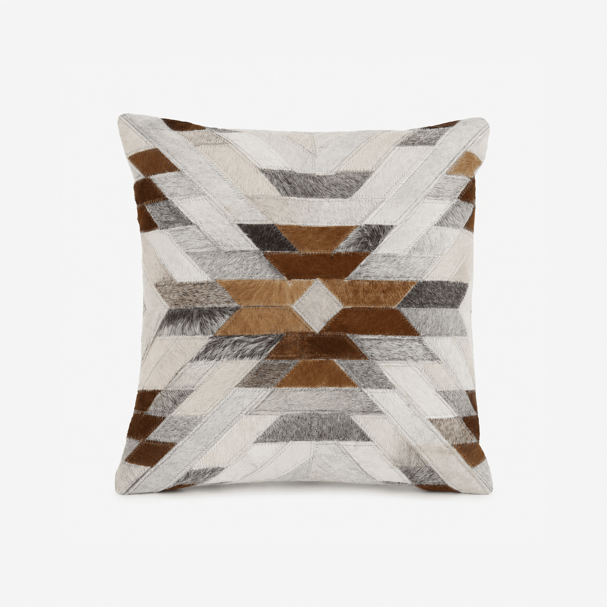 Almofada de Pele Geométrico 40x40 VERVE - Gato Preto