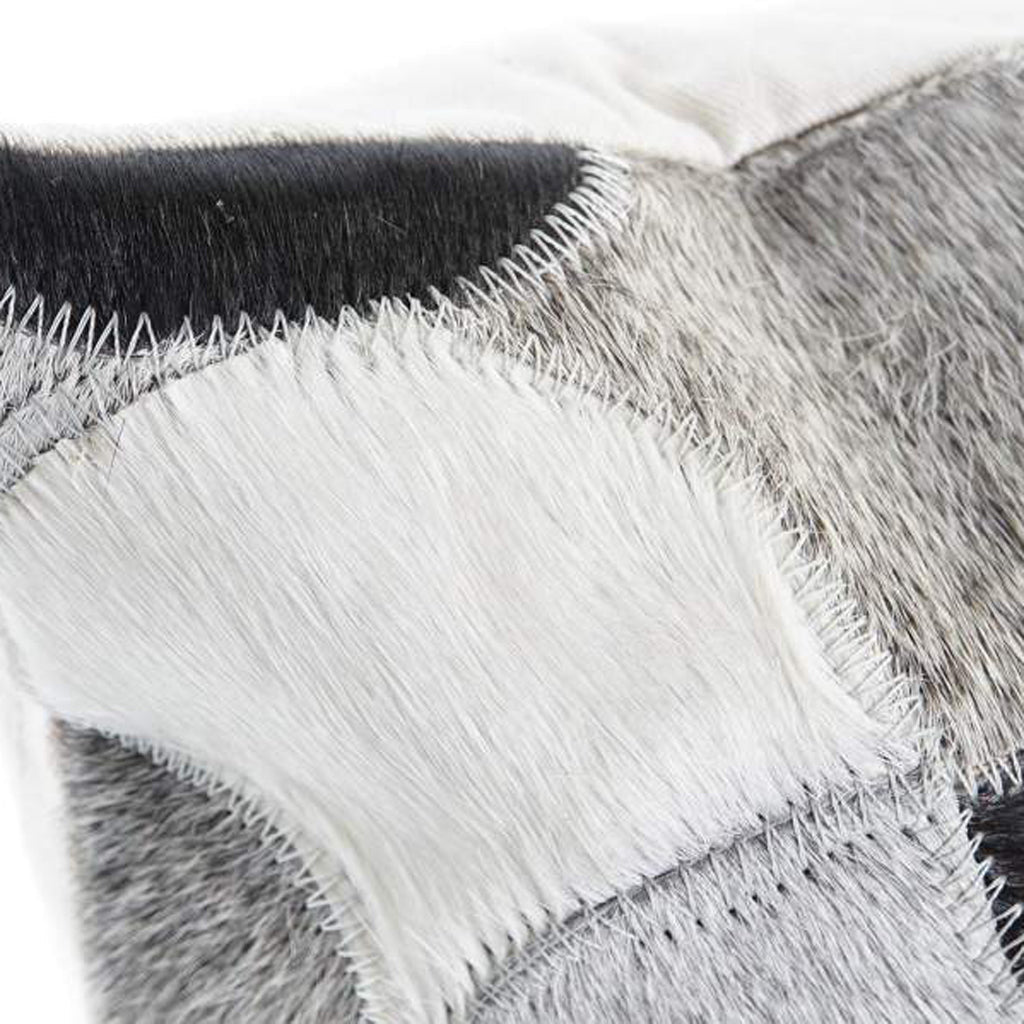 Almofada de Pele Losangos 40x40 VERVE - Gato Preto