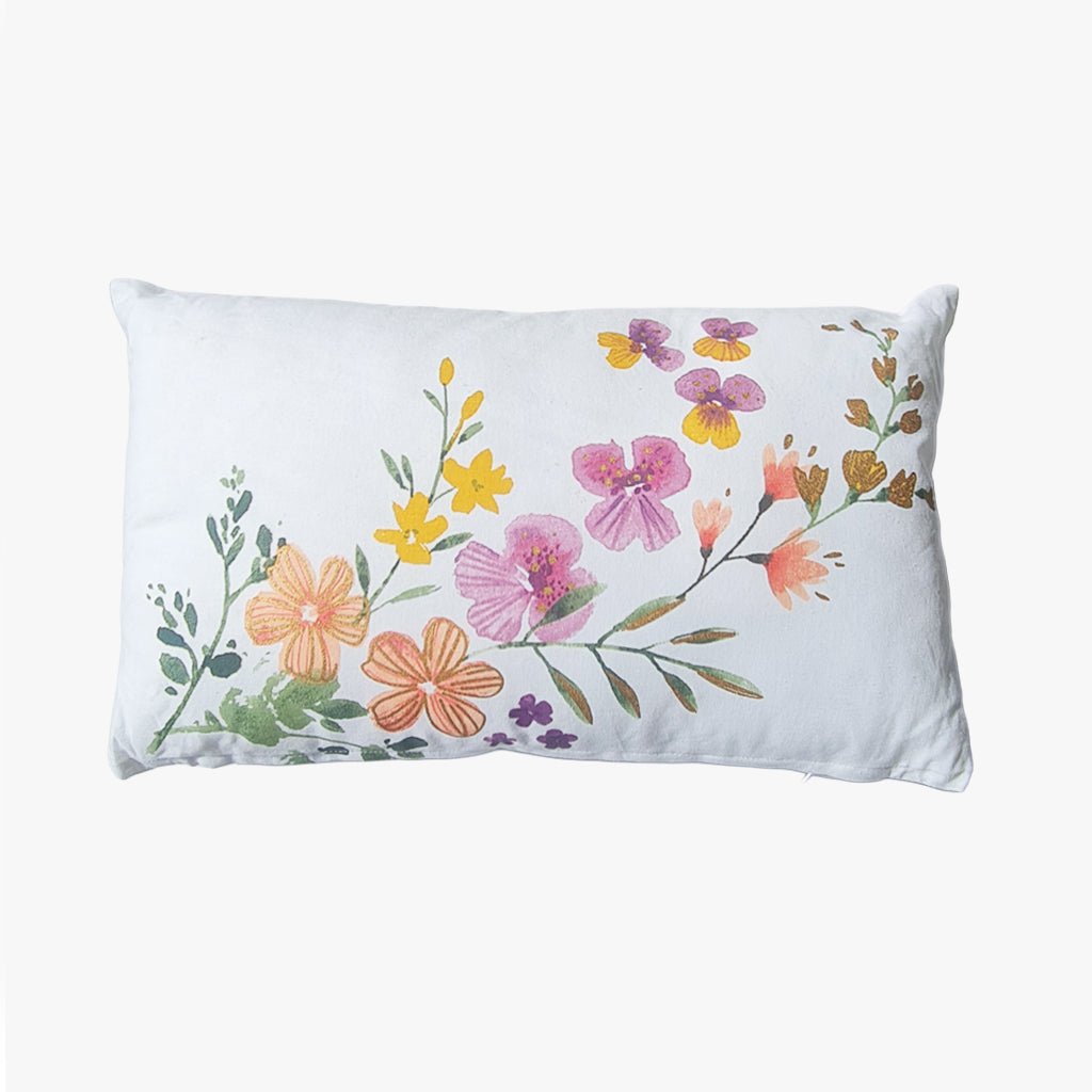 Almofada Flores 30x50 - Gato Preto