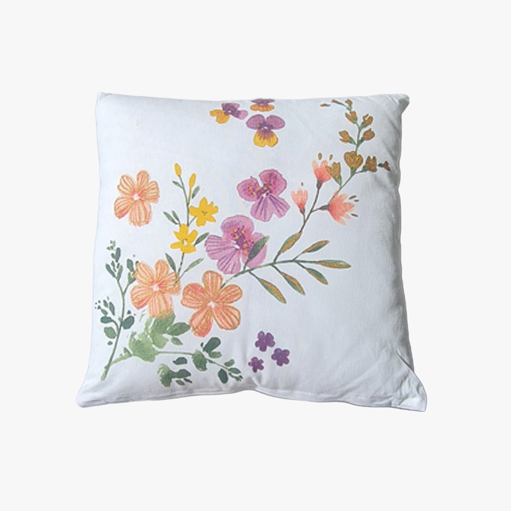 Almofada Flores 40x40 - Gato Preto