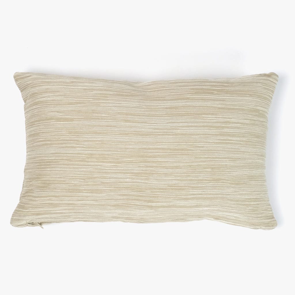 Almofada Mesclada Bege e Natural SUKI - Gato Preto