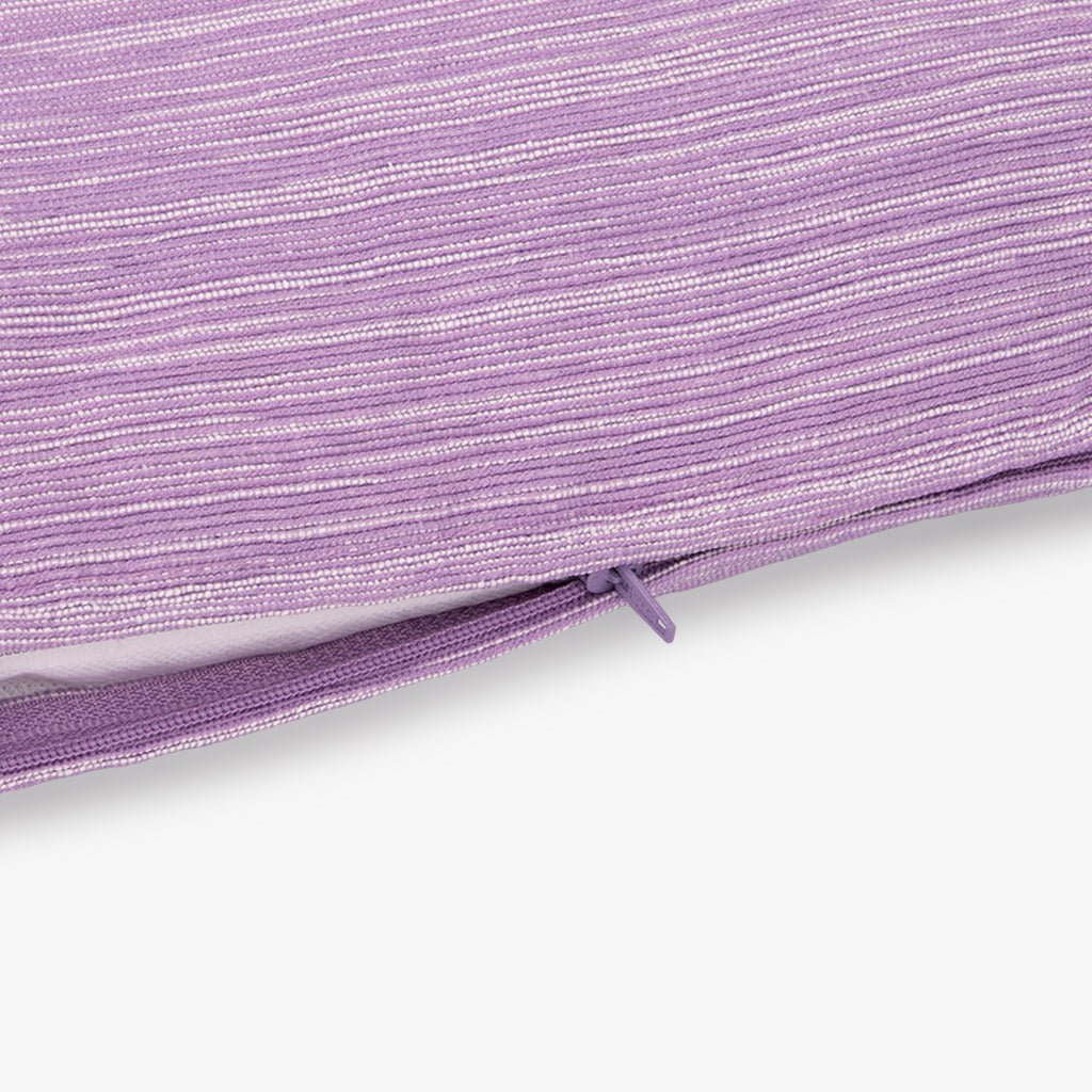 Almofada Mesclada Violeta e Natural SUKI - Gato Preto