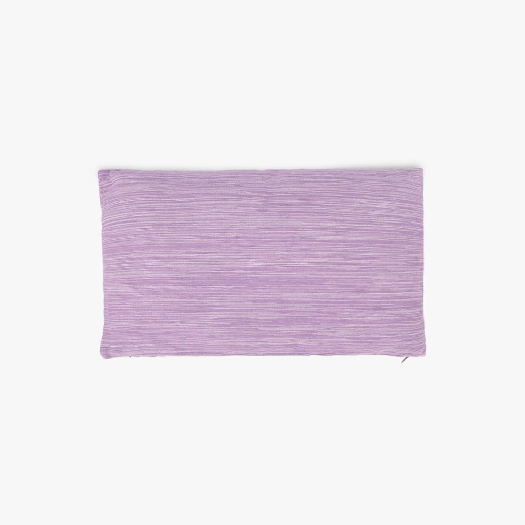 Almofada Mesclada Violeta e Natural SUKI - Gato Preto