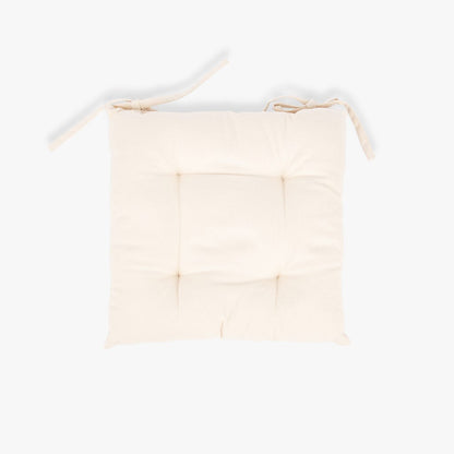 Almofada para Cadeira Algodão Bege 4EVERYDAY - Gato Preto