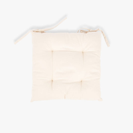 Almofada para Cadeira Algodão Bege 4EVERYDAY - Gato Preto