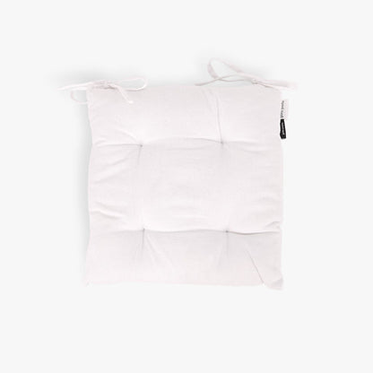 Almofada para Cadeira Algodão Branco 4EVERYDAY - Gato Preto