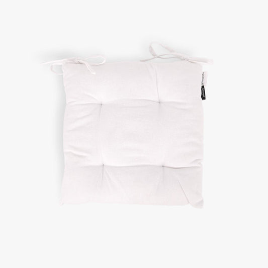 Almofada para Cadeira Algodão Branco 4EVERYDAY - Gato Preto