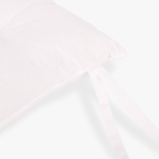 Almofada para Cadeira Algodão Branco 4EVERYDAY - Gato Preto