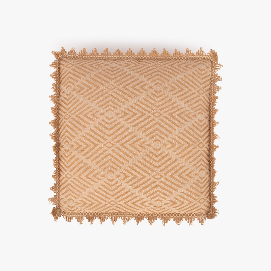 Almofada para Chão Juta COMPORTA - Gato Preto