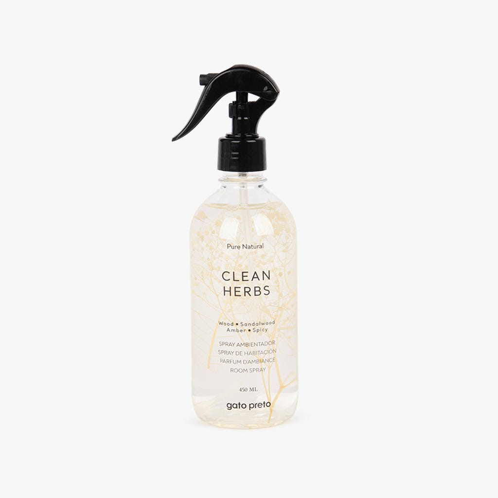 Ambientador em Spray Clean Herbs PURE NATURAL