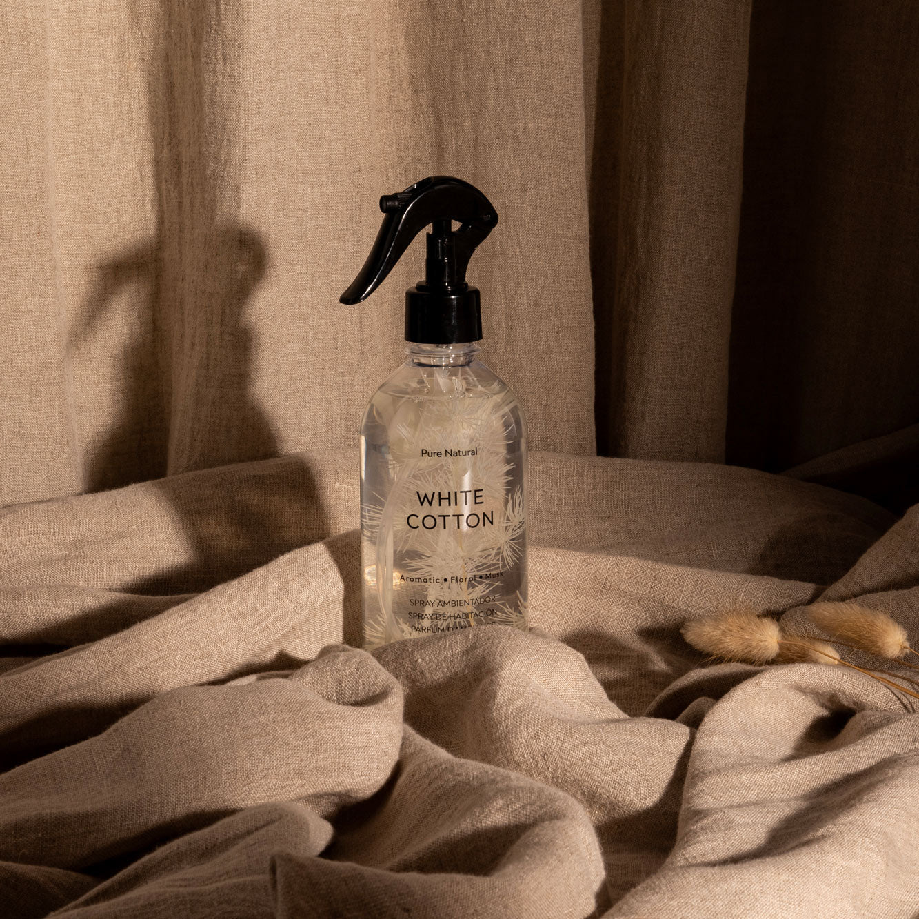 Ambientador em Spray White Cotton PURE NATURAL - Gato Preto