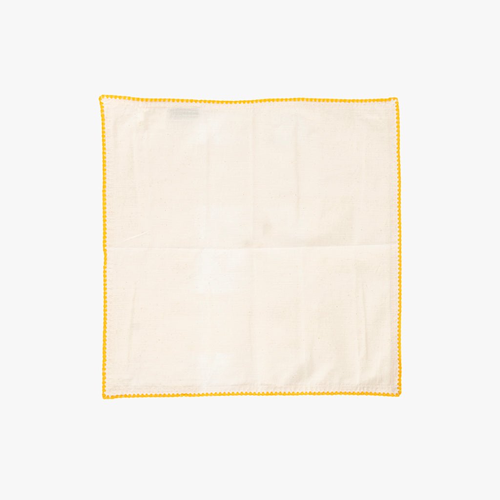 Anel com Guardanapo de Algodão Cogumelo Amarelo PORTOBELLO - Gato Preto