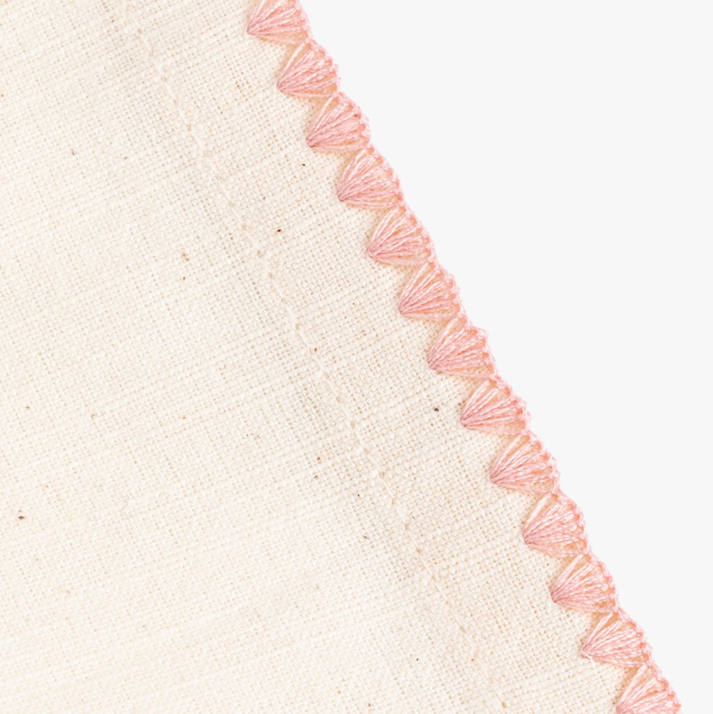 Anel com Guardanapo de Algodão Cogumelo Rosa PORTOBELLO - Gato Preto