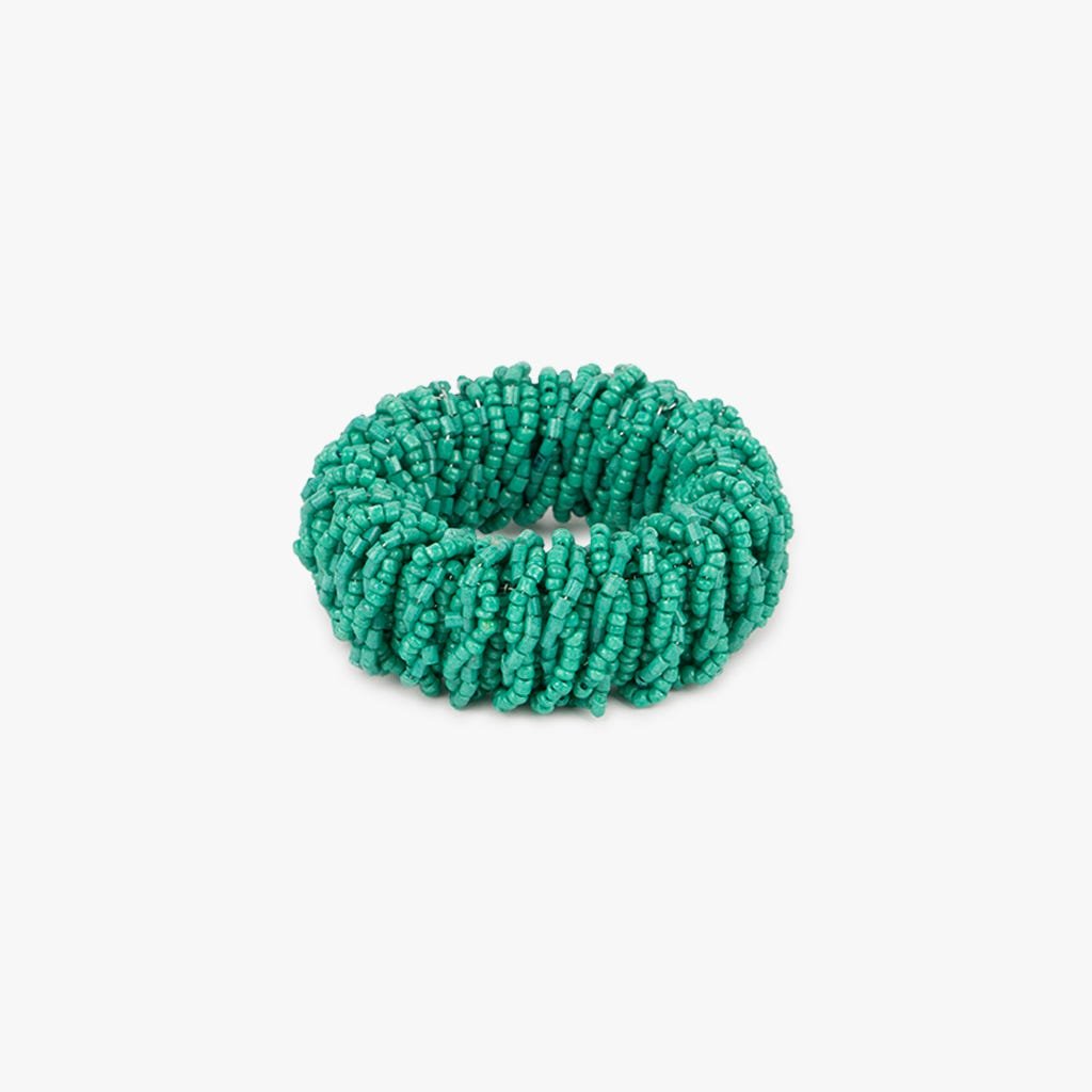 Anel de Guardanapo Missangas Turquesa BEAD - Gato Preto