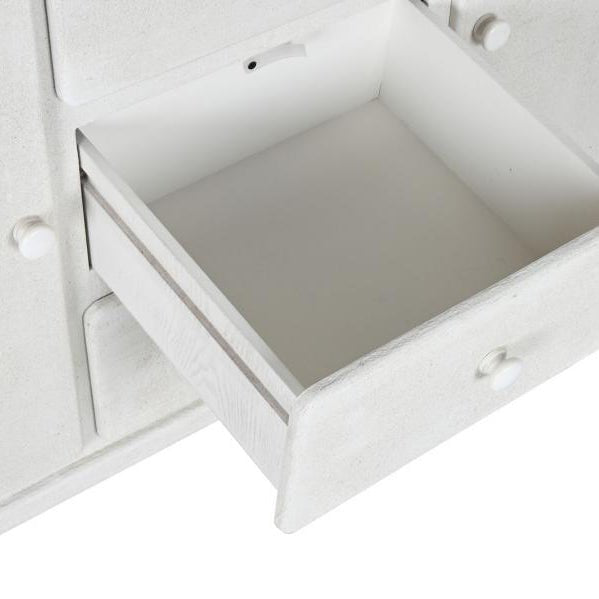 Aparador Branco Duas Portas e Três Gavetas ZENA - Gato Preto