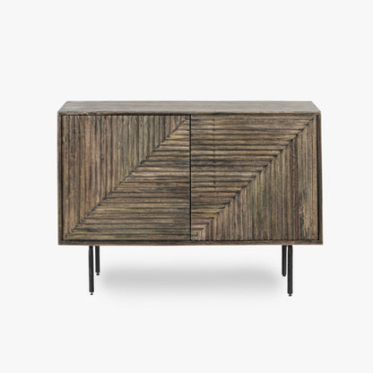 Aparador Geométrico Duas portas CALCUTA - Gato Preto