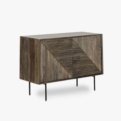 Aparador Geométrico Duas portas CALCUTA - Gato Preto