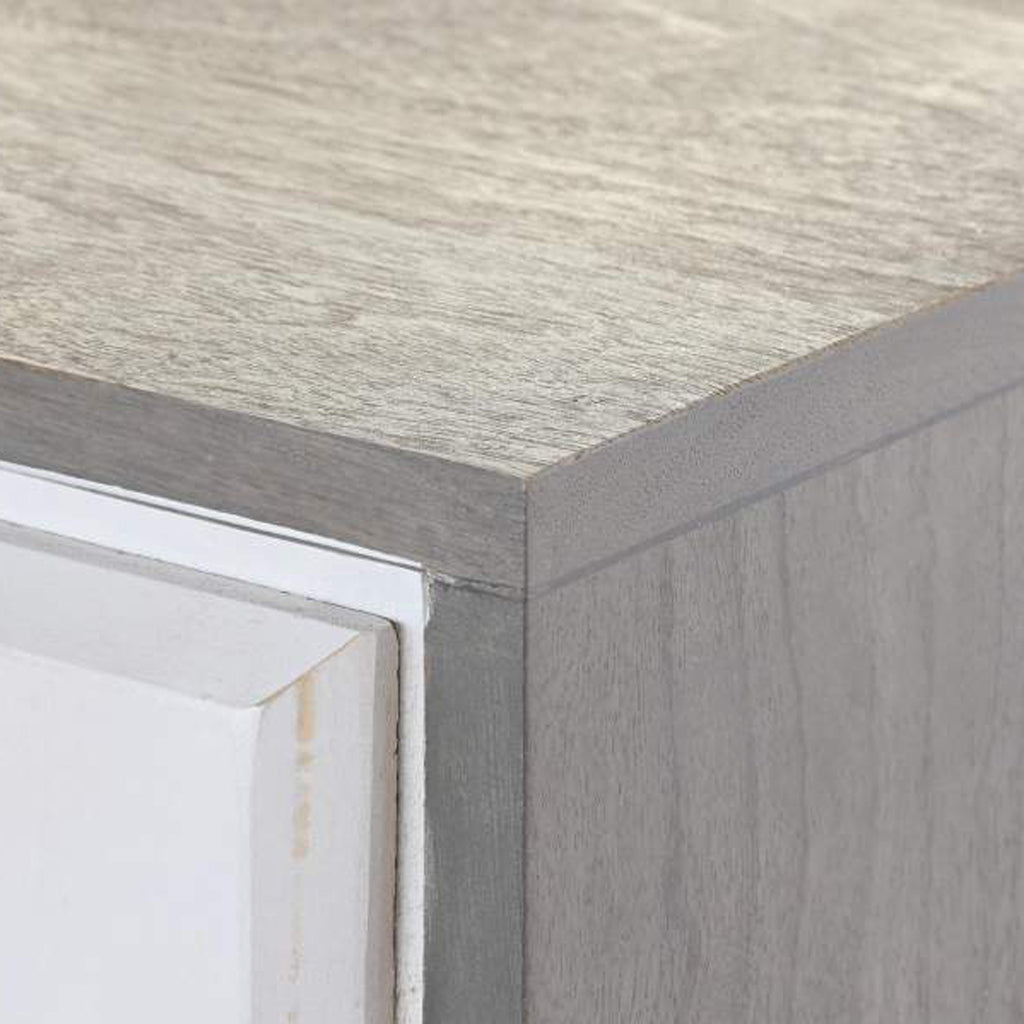 Aparador Relevo Branco com Acabamentos Bronze 152X43X84 WHITE GLOW - Gato Preto