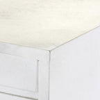 Aparador Relevo Branco com Acabamentos Dourado 157X43X84 WHITE GLOW - Gato Preto