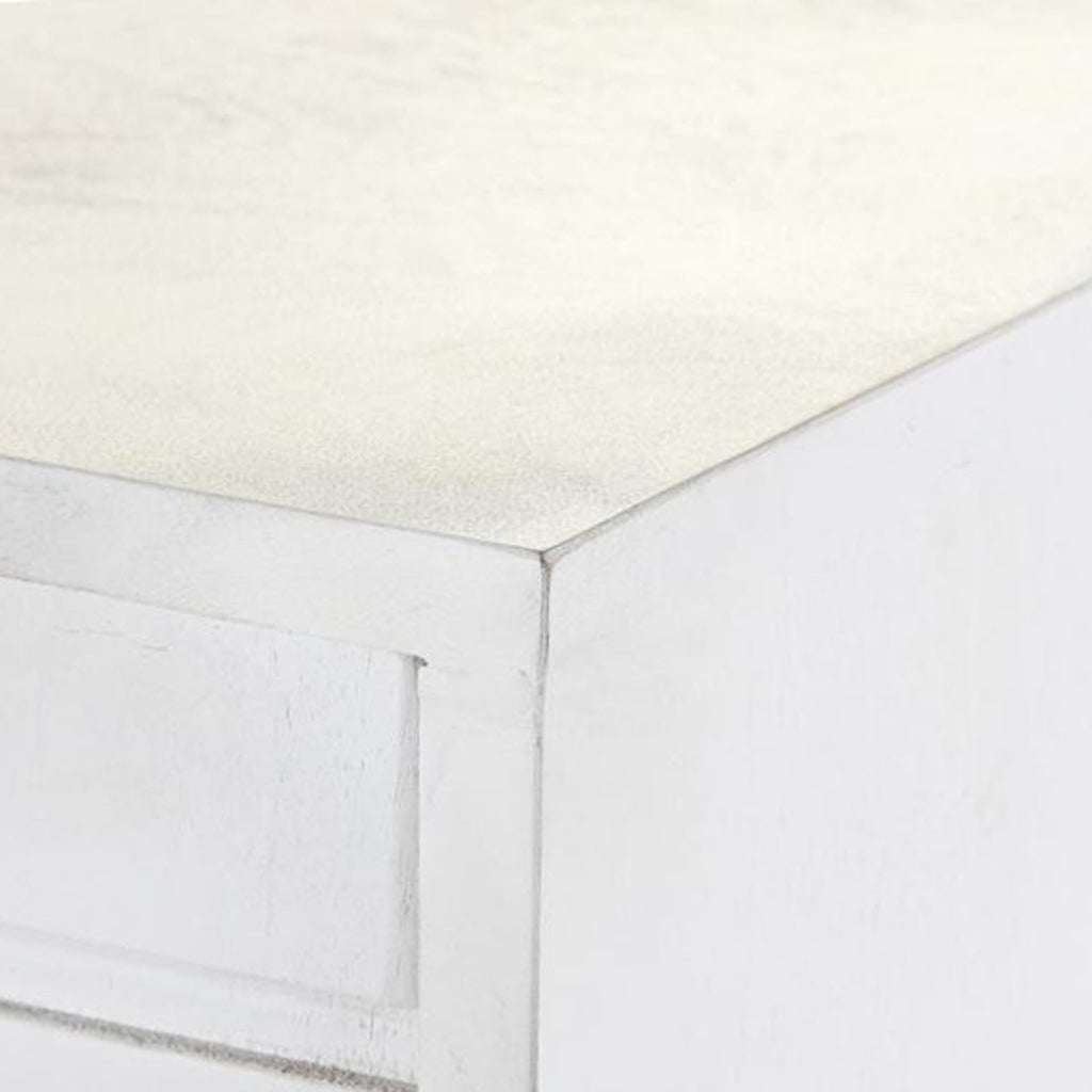 Aparador Relevo Branco com Acabamentos Dourado 157X43X84 WHITE GLOW - Gato Preto