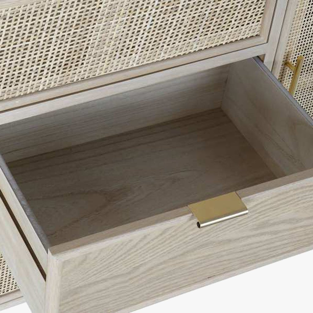 Armário de Duas Prateleiras, Duas Portas e Três Gavetas VEREDA - Gato Preto