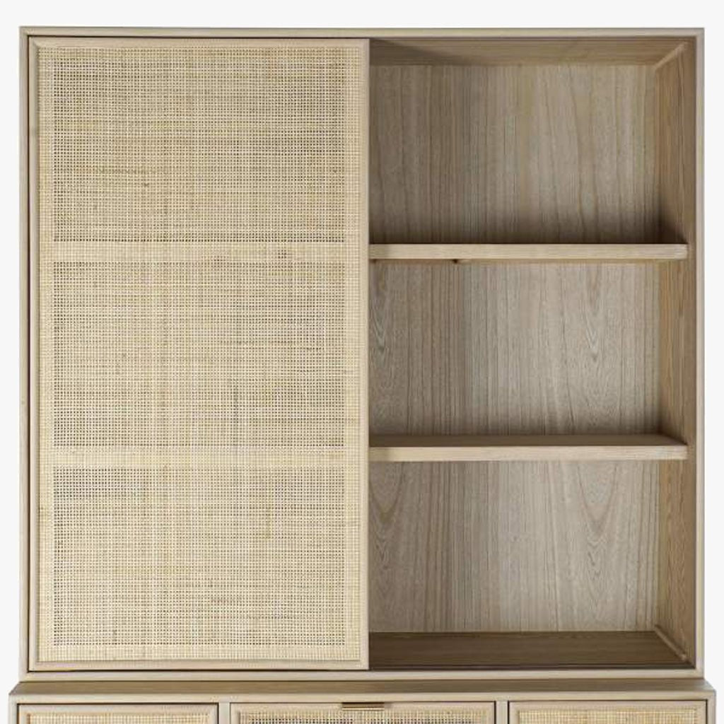 Armário de Duas Prateleiras, Duas Portas e Três Gavetas VEREDA - Gato Preto