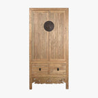 Armário Madeira com Fechadura Circular Oriental 180 cm OSAKA - Gato Preto
