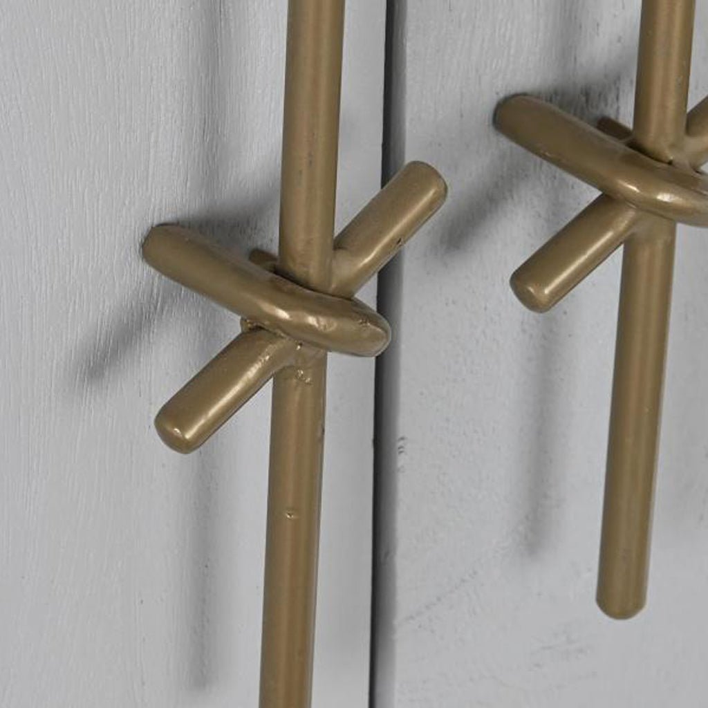 Armário Madeira e Ferro Pormenor Puxador Nó 85x45x110 JASMIN - Gato Preto