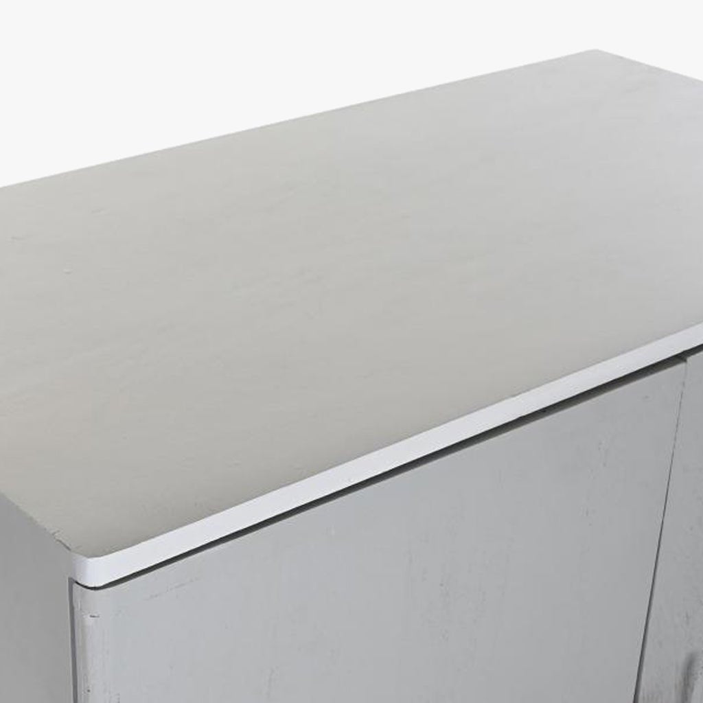 Armário Madeira e Ferro Pormenor Puxador Nó 85x45x110 JASMIN - Gato Preto