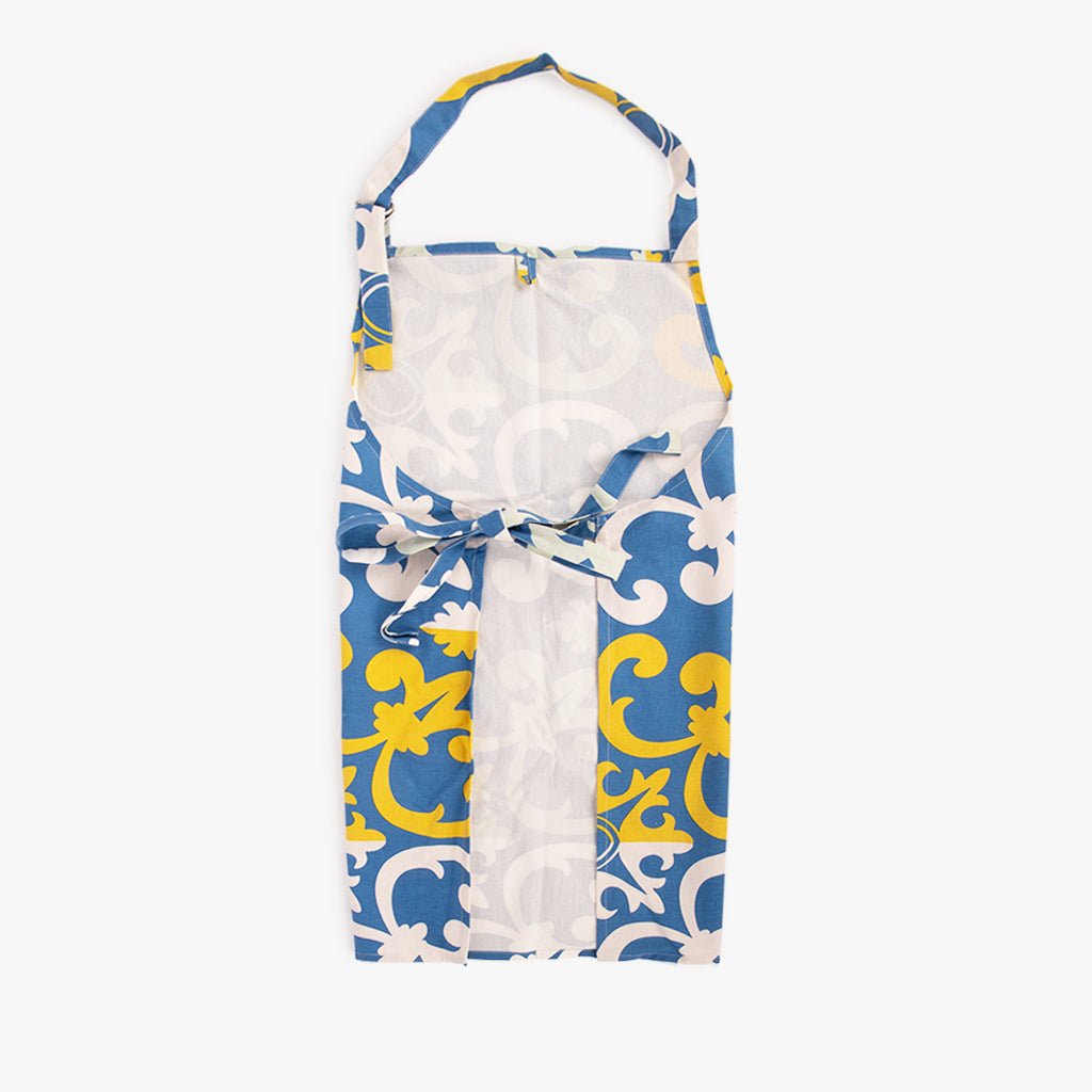 Avental de Algodão AZULEJO - Gato Preto