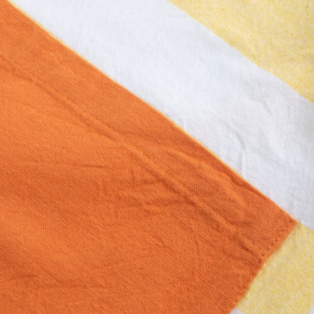 Avental de Algodão Riscas Amarelo com bolso Laranja TÂNGER - Gato Preto