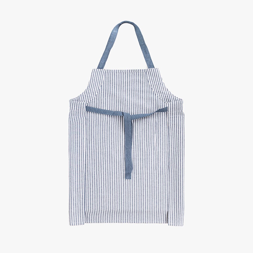 Avental de Algodão Riscas Azul PALHEIROS - Gato Preto