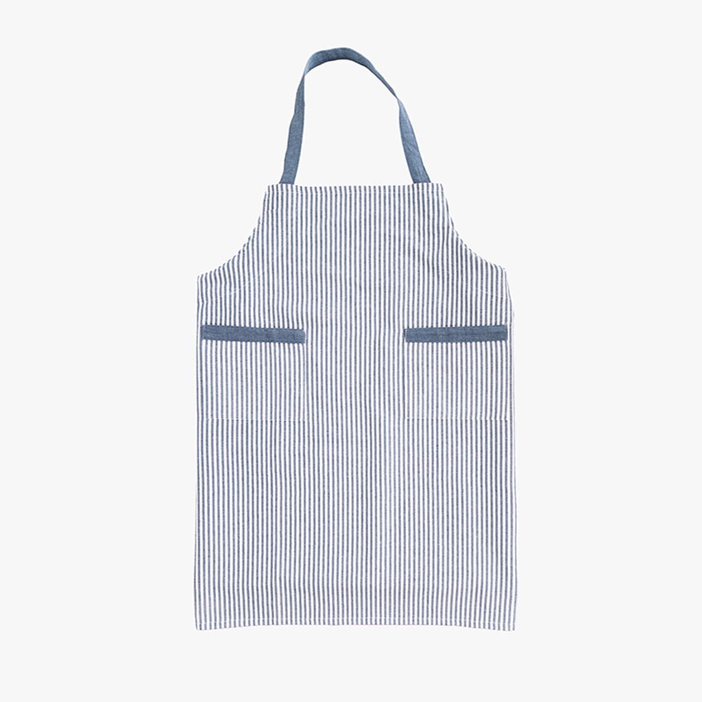 Avental de Algodão Riscas Azul PALHEIROS - Gato Preto