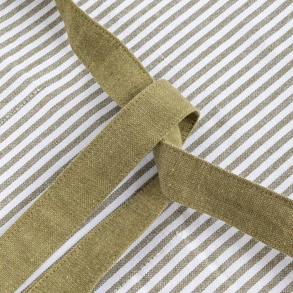 Avental de Algodão Riscas Verde PALHEIROS - Gato Preto