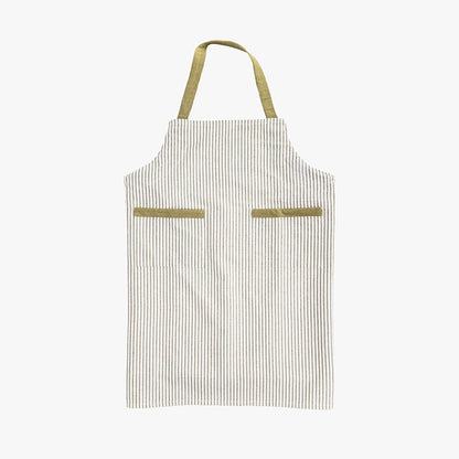 Avental de Algodão Riscas Verde PALHEIROS - Gato Preto