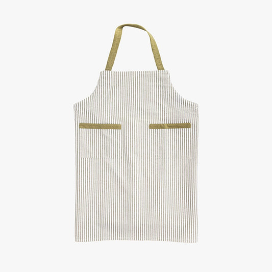 Avental de Algodão Riscas Verde PALHEIROS - Gato Preto