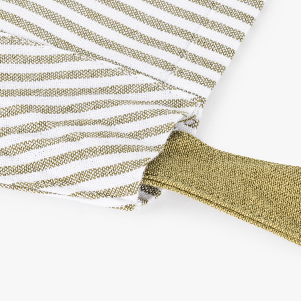 Avental de Algodão Riscas Verde PALHEIROS - Gato Preto