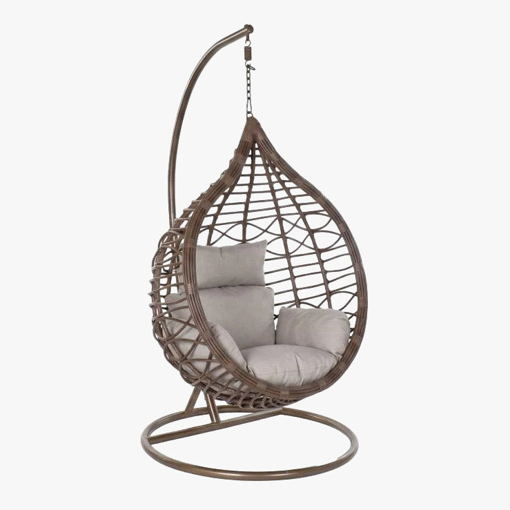 Cadeirão Ball Spring Gota Castanho 100x78x120 COMPORTA - Gato Preto