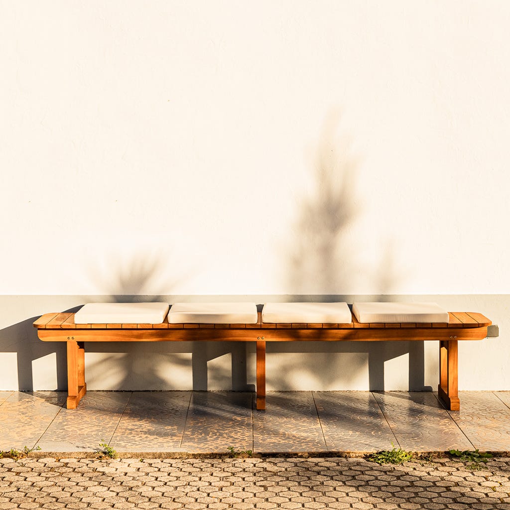 Banco em Teca DUBAI - Gato Preto