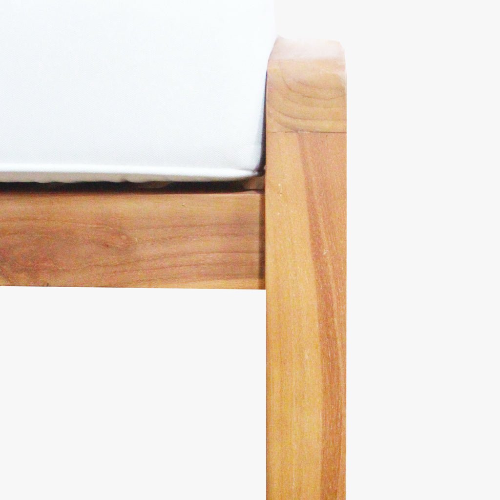 Banco Repousa Pés em Teca DUBAI - Gato Preto